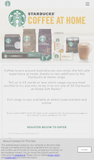 Nestle – Starbucks – Win One of 50 Starbucks at Home Gift Packs