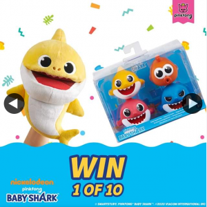 Nick Jnr – Win 1 of 10 Ultimate #babyshark Prize Packs for Your Little One