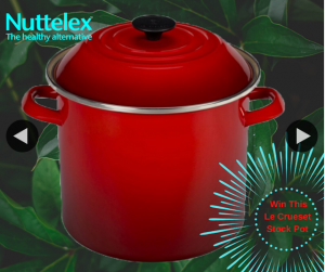 Nuttelex – Win One of Four Gorgeous Le Crueset Stock Pots We’d Love You to Tell Us Your Favourite Go-To Soup Or Stew Recipe Made With Nuttelex Plant Based Butters