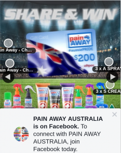 Pain Away – Win One of 30