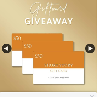 Short Story – Win 1/3 $50 Gift Cards