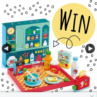 Silly Milly Moo – Win this Gorgeous Djeco Wooden Breakfast Time Toy Set Valued at $56.95 for Your Chance to Win (prize valued at $56.95)