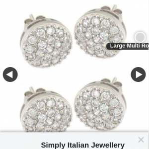 Simply Italian Jewellery – Win Two Pairs of Our Circle Stud Earrings From Our Valentina Silver Jewellery Collection (prize valued at $115)