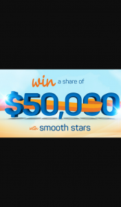 Smooth FM – Win Your Share of $50000 With Smooth Stars (prize valued at $50,000)