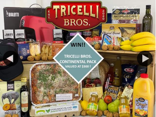 South Aussie With Cosi – Win a Tricelli Bros Continental Box Including a Coffee Machine Valued at $300??
