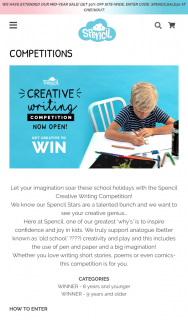Spencil – Win One of Two Book Bundles Creative Writing Entry