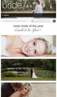 True Bride – Win Enter Bride of The Year Could It Be You (prize valued at $2,000)