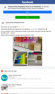 Victoria Point Shopping Centre – Win a Glasshouse Candle of Your Choice Like and Comment With Your Favourite Scent