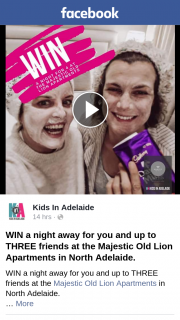 Win a Night Away for You and Up to Three Friends at The Majestic Old Lion Apartments In North Adelaide