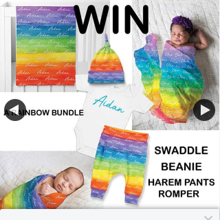 Win a Personalised Rainbow Set Lullaby Gifts 8pm