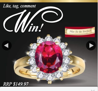 Win a Ring Bradford Exchange Australia (prize valued at $149)