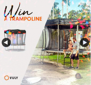 Win a Trampoline With a Shade Cover Vuly
