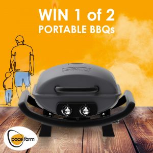 Pace Farm – The Enjoyable Egg – Win 1 of 2 portable BBQs