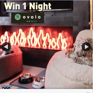 Australian Dog Lover – Win 1 Night at Ovolo Hotels (2 People 1 Or 2 Dogs)  (prize valued at $359)