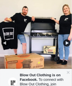 Blow Out Clothing – Win Jumbuck 4 Burner Bbq Slab of Great Northern  a Blow Out T Shirt