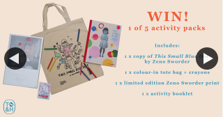 Booktopia – Win We Have Five Beautiful Activity Packs to Give Away to Celebrate The Release of Zeno Sworder’s this Small Blue Dot Out August 25th From Thames & Hudson
