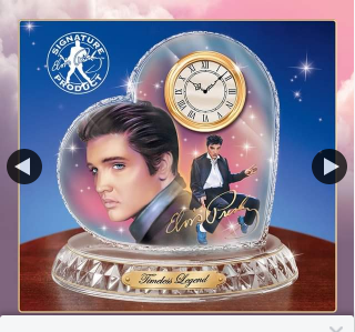 Bradford Exchange Australia – Win this Tribute Clock Featuring Two Full-Colour Portraits of The King Himself By Famed Artist Nate Giorgio (prize valued at $149)