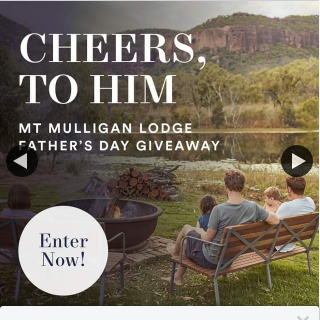 Cairns Central – Win Dad an All Inclusive Mt Mulligan Lodge OuTBack Experience Including Heli Transfers Valued at $12700. (prize valued at $12,700)
