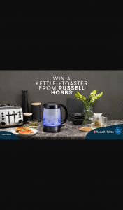 Canstar Blue – Win a Russell Hobbs Kettle Toaster (prize valued at $199)