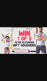 Channel 7 – Sunrise – Win a $100 Peter Alexander Voucher for Father’s Day