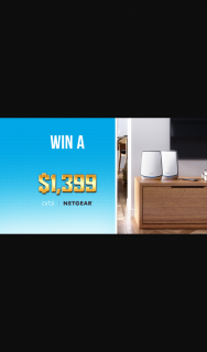 Channel 9 – Today Show – Win 1 of 2 Wifi Systems for Your Home (prize valued at $1,399)
