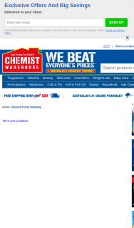 Chemist Warehouse – Rexona – Win The Ultimate 2021 Footy Weekend Getaway