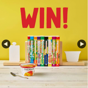 Chobani – Win One of 5 Sets of The Original Treehouse Books By Andy Griffiths and Terry Denton and Custom Chobani Bookends (prize valued at $1,135)