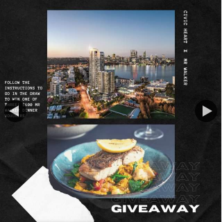Civic Heart South Perth – Win 1/3 $100 Mr Walker Vouchers Must Collect (prize valued at $300)