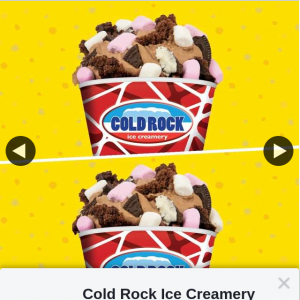 Cold Rock Ice Creamery – Win a $200 Cold Rock Gift Voucher to Enjoy⠀ (prize valued at $200)