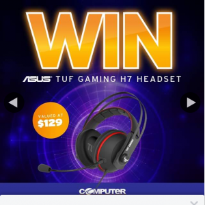 Computer Alliance – Win an Asus Gaming Headset (prize valued at $129)