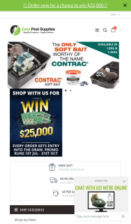 Easy Pest Supplies Shop & – Win $25000 Promotion Terms & Conditions (“conditions of Entry”) (prize valued at $25,000)