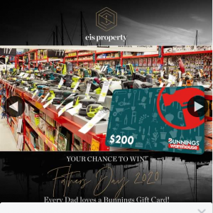 EIS Property Hobart – Win $200 Bunnings Warehouse Gift Card (prize valued at $200)