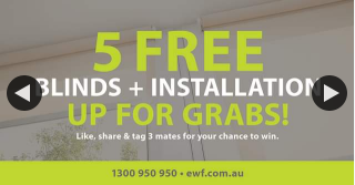 Empire Window Furnishings – Win – 5 Free Blinds Up to The Value of $2000.