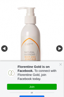 Florentine Gold – Win a 200ml Natural Harmony Body and Joint Rub