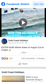 Gold Coast Holidays – Win a 6-night Holiday In a 5-bedroom Level 67 Penthouse Suite on The Gold Coast Plus 5 Unforgettable Supercar Rides (prize valued at $8,141)