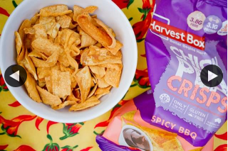 Harvest Box – Win a Box of Our Spicy Bbq Chickpea Crisps Just React and Tell Us Your Favourite Time of Day to Get Your Crunch On