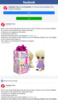 Headstart Toys – Win 4 Disney Giftables