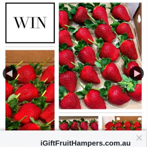 iGiftFruitHampers – Win 1 X Tray of King Strawberries a Box of Chocolates