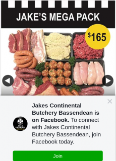 Jakes Continental Butchery Bassendean – Win a Jakes Mega Meat Pack .