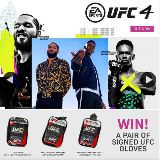 JB HiFi – Win 1 of 3 Signed Ufc Gloves From These Fighters
