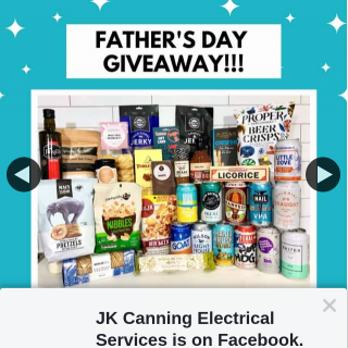 JK Canning Electrical Services – Win this Father’s Day Hamper