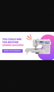 Madam Sew – Win this Brand New Brother Hc 1850 Sewing Machine