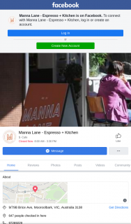 Manna Lane Expresso & Kitchen – Win a Tennis Lesson and Voucher (prize valued at $100)