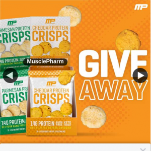 Nutrition Systems – Win a Box (12 Packets) of The #new @musclepharm Protein Cheese Crisps