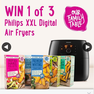 Our Family Table – Win 1 of 3 Philips Xxl Premium Twin Turbostar Digital Air Fryers this August