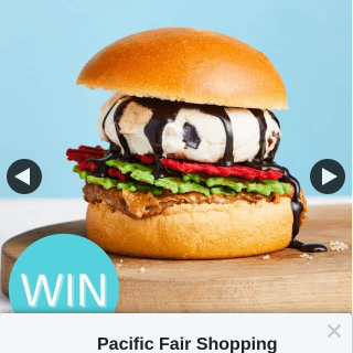 Pacific Fair Shopping Centre – Win a Ben & Jerry’s Ice Cream Burger