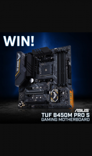 PC Case Gear – Win an Asus Tuf B450m Pro S Gaming Motherboard (prize valued at $199)