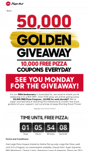 Pizza Hut – Win In this Competition
