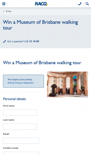 RACQ – Win One of Six Double Passes to One of The Museum of Brisbane’s Storytellers Walking Tours (prize valued at $50)