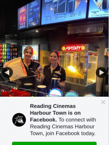 Reading Cinemas Harbour Town – Win a Large Combo & Choc Tops